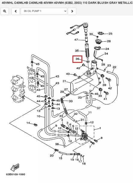 Tuoreöljyvoitelun Tiiviste/Gasket Strainer Cover Oil Pump Yamaha - Varaosat ja lisävarusteet - 52589 - 1