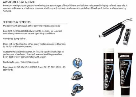 Vesivaseliini Yamalube Tuubi 225G Lical - Yamaha muut - 18569 - 2