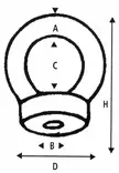 SILMUKKAMUTTERI M12 - Veneen kansihelat - M9511028039 - 2