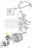 Hihnankiristin/V-Belt Tensioner Volvo Penta D3-sarja - Sisäperämoottorin osat - 42889 - 2