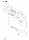 Tiiviste/Gasket Oil Cooler Suzuki DF140 - Suzuki osat perämoottorille - 38209 - 2