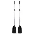 Black Island Kumiveneen airot 167cm musta (pari) - Varaosat ja lisävarusteet - D417489 - 1