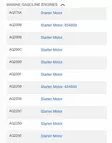 JOUSISARJA Käynnistysmoottori/Starter Motor Volvo Penta AQ175A/AQ200-AQ290A - Sisäperämoottorin osat - 6589 - 2