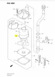 O-Rengas Vesipumpun Kotelo/Sealing Pump - Suzuki osat perämoottorille - 42919 - 2