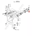 Stefa Potkuriakseli/Oil Seal Mercury/Tohatsu 18x28x8 mm 25-30hv - Mercury/Mercruiser osat - 52549 - 2