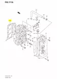 Sylinterikannen Tiiviste/Gasket Cylinder Head Suzuki DF40 DF50 - Suzuki osat perämoottorille - 42949 - 2
