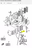 Tiiviste/Gasket Valve Seat Yamaha 25Q 40H/N/V 50D/H 2-Tahti - Yamaha muut - 38399 - 2