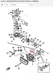 Tiiviste Kaasutin/Gasket Yamaha 3A Malta - Varaosat ja lisävarusteet - 51009 - 1