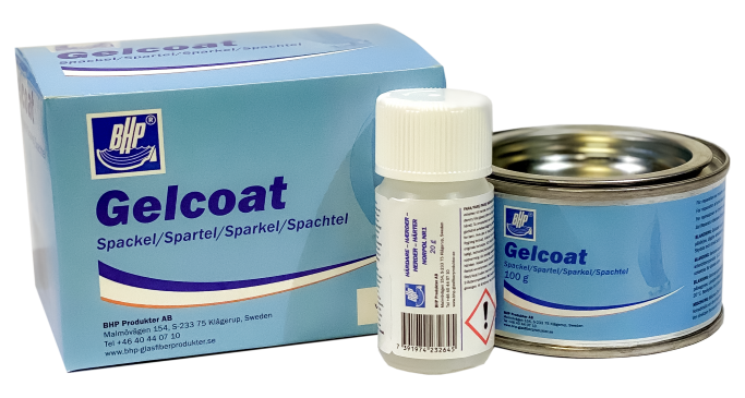 BHP Gelcoat-täyte 100g RAL-5011 sininen sis. kovetin - Venemaalit, maalaustarvikkeet - D138509 - 1