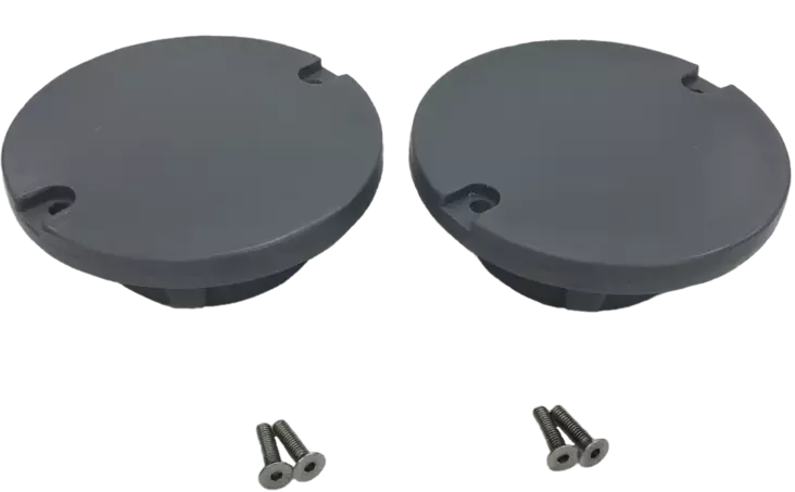 JetPort kansi putkikiinnitys reiälle, harmaa (2kpl) - Jettilaiturit - D278659 - 1