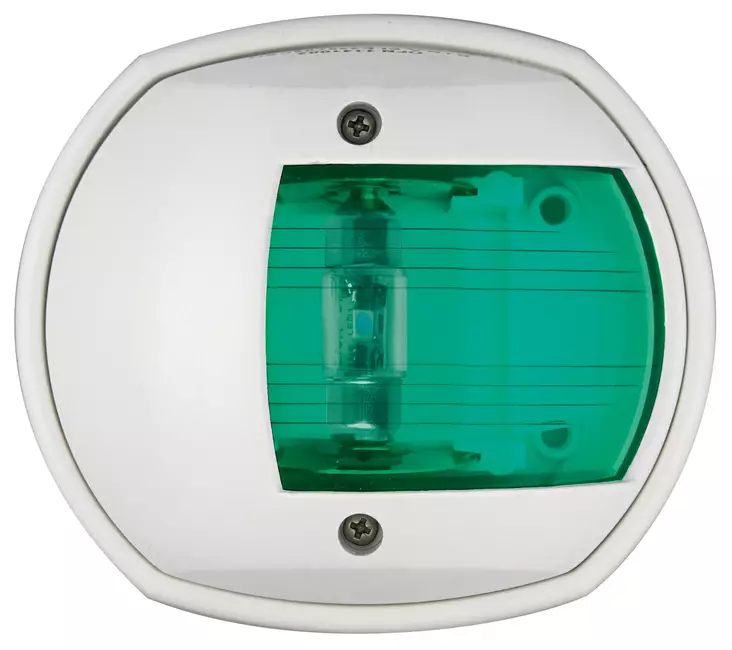 Kulkuvalo LED Compact 12 valkoinen - vihreä - Valaisimet ja lamput veneisiin - D225519 - 1