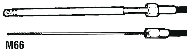 OHJAUSKAAPELI M66 9' - Lowrance vene-elektroniikka - M9513025189 - 1