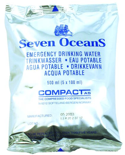 PELASTUSVENEEN JUOMAVESI 'SEVEN OCEANS' - Turvallisuus- ja katsastusvarusteet - M9532006919 - 1