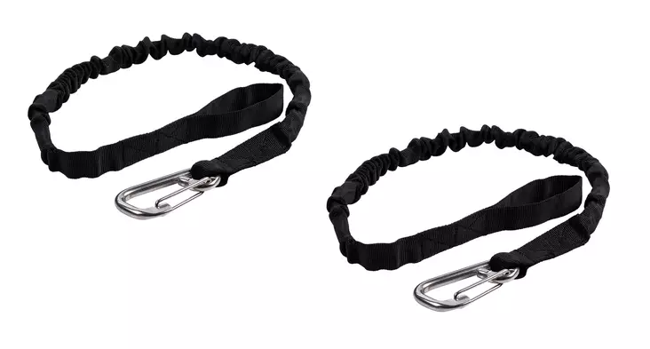 Qvarken Kiinnitysköysi joustava 90-180cm 2kpl - Veneen kiinnitys laituriin - D421689 - 1