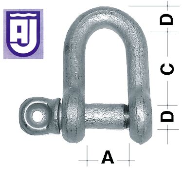 SAKKELI GALV.0.9T M12 TAOTTU - Lowrance vene-elektroniikka - M9513032029 - 1