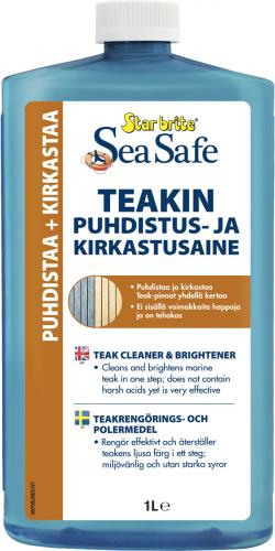 Star brite Sea Safe Teak Cleaner & Brightener 1L - Öljytarvikkeet veneisiin - D259539 - 1