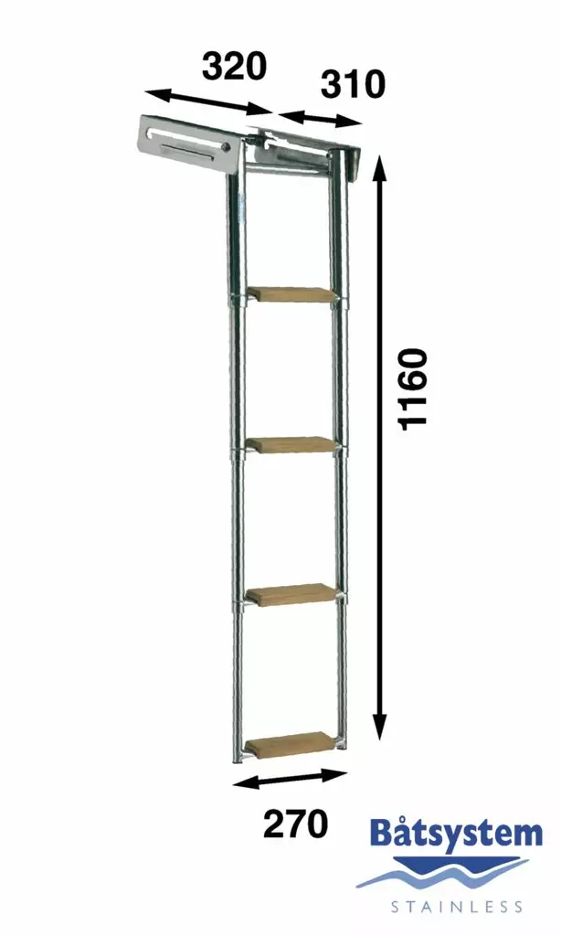 TELESKOOPPITIKKAAT 4-TIIKKIASKELMAA - Veneen kansihelat - M9519037469 - 1