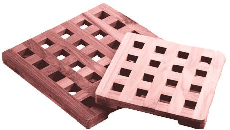 TIIKKISET LASINALUSTAT 75 X 75 MM - Lahjatavarat - M9519036359 - 1