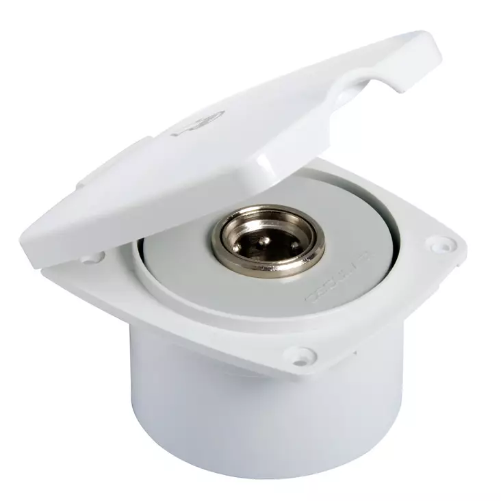 Vesiasema - Läpiviennit, letkuliitos ja sulkuhanat - D123889 - 1