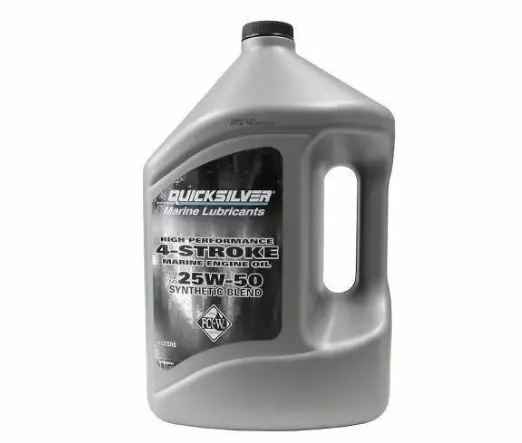 Moottoriöljy Quicksilver 25W-50 Synthetic Blend Verado 4L - Mercury/Mercruiser osat - 44079 - 1