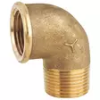 KULMAKAPPALE KIERTEILLÄ 90 1/2' CR MESSINKI - Veneen LVI - M9515010118B - 1